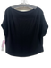 Ralph Lauren Black Size Small Black Cashmere & Silk Short Sleeve Rib Knit Top Black / Small