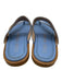 Stuart Weitzman Shoe Size 4 Light blue & brown Suede & Leather Toe Strap Sandals Light blue & brown / 4