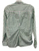 Frank & Eileen Size S Green, Blue & White Cotton Button Front Stripe Top Green, Blue & White / S