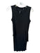 Theory Size P Black Cotton Sleeveless Layered Maxi Dress Black / P