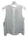 Jenni Kayne Size XS White Acetate & Polyester Sleeveless Solid V Neck Top White / XS