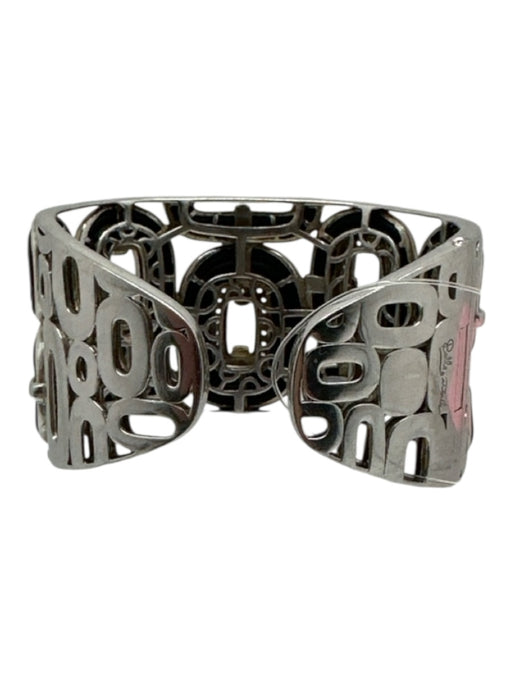 Belle Etoile Silver & Black 925 Sterling Silver Crystal Embellishments Bracelet Silver & Black