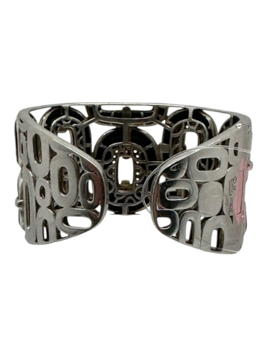 Belle Etoile Silver & Black 925 Sterling Silver Crystal Embellishments Bracelet Silver & Black