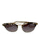 Krewe Tortoiseshell Gold Tone Hardware Rounded Sunglasses Tortoiseshell