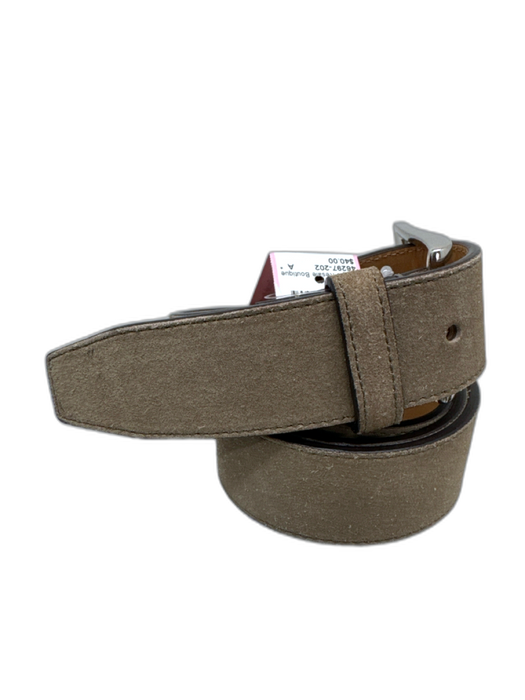 Cole Haan Gray Suede Solid Men's Belt Gray