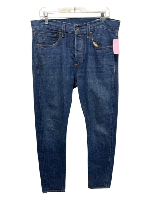 Rag & Bone Size 33 Medium Wash Cotton Denim Button Fly Jean Men's Pants Medium Wash / 33