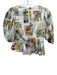 Hunter Bell Size 2 White, Green, Multi Cotton All Over Print Square Neck Top White, Green, Multi / 2
