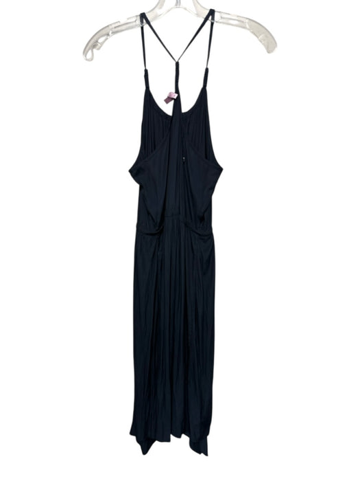 Calypso Size S Navy Blue Polyester Tie Straps Wrap Dress Navy Blue / S