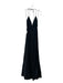 Alice + Olivia Size 2 Black Polyester Blend Pleated Wide Leg Jumpsuit Black / 2