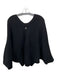 Escada Sport Size Medium Black Virgin Wool Rib Knit Crew Neck Sweater Black / Medium