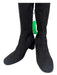 Vince Shoe Size 9.5 Black Suede Thigh High Block Heel Round Toe Zip Side Boots Black / 9.5