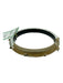 Alexis Bittar Gold Lucite Hinge Bangles Studded Bracelet Gold