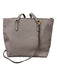 Kate Spade Gray pebbled Top Handle Zip Top Embossed Satchel Bag Gray / L