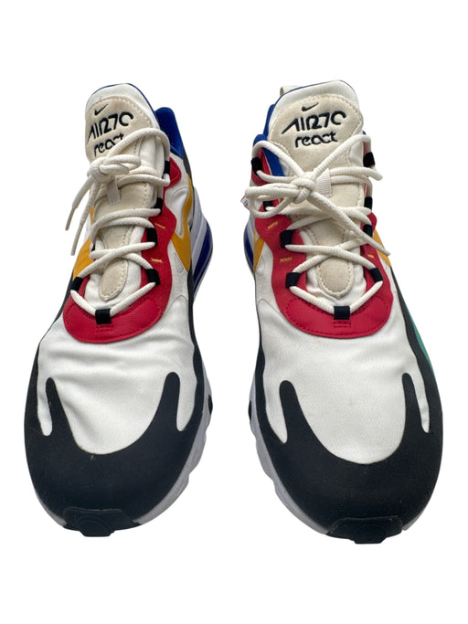 Nike Shoe Size 13 White & Multi Synthetic Abstract Sneaker Men's Shoes White & Multi / 13