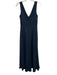 J. Crew Size 6 Black Silk Surplice Sleeveless Maxi Dress Black / 6