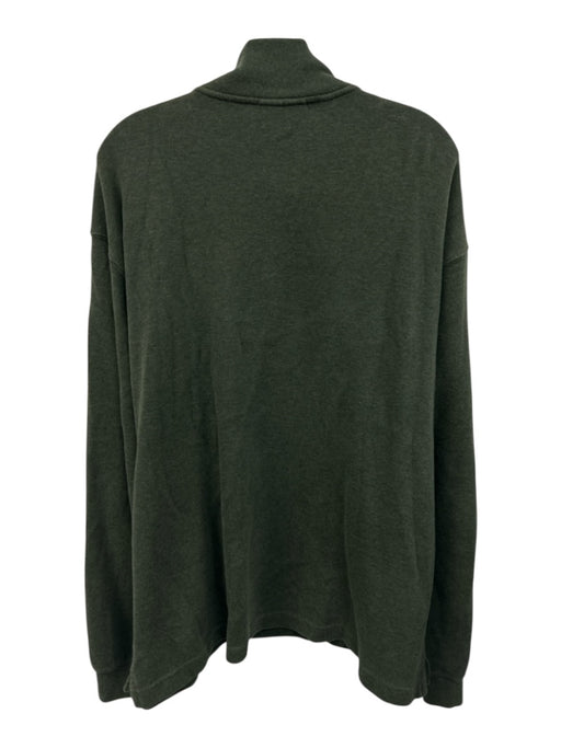 Rodd & Gun Size 2XL Green Cotton Blend Solid Quarter Zip Men's Long Sleeve Shirt Green / 2XL