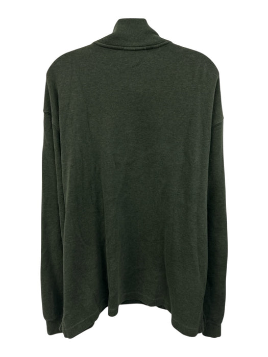 Rodd & Gun Size 2XL Green Cotton Blend Solid Quarter Zip Men's Long Sleeve Shirt Green / 2XL