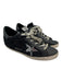 Golden Goose Shoe Size 40 Black Leather Lace Up Sneaker Sequin Sneakers Black / 40