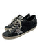 Golden Goose Shoe Size 40 Black Leather Lace Up Sneaker Sequin Sneakers Black / 40