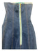 Natasha Zinko Size XS/32 Dark Wash Cotton Denim Faux Pearl Accent Sheath Dress Dark Wash / XS/32