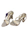 Sophia Webster Shoe Size 36 Silver & White Glitter Faux Pearl Rhinestone Sandals Silver & White / 36
