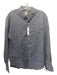 J Crew Size L Gray Cotton Collared Button Up Long Sleeve Breast Pocket Top Gray / L