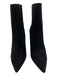 Veronica Beard Shoe Size 6 Black Suede Ankle Pleat Detail Pointed Toe Booties Black / 6