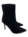 Veronica Beard Shoe Size 6 Black Suede Ankle Pleat Detail Pointed Toe Booties Black / 6