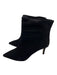 Ilio Smeraldo Shoe Size 38 Black Suede Pointed Toe Ankle Kitten Heel Booties Black / 38