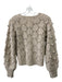 0 Degrees Celsius Size XS Beige Acrylic Open Knit Confetti Long Sleeve Sweater Beige / XS