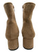 Steve Madden Shoe Size 7.5 Beige & Black Suede Almond Toe Calf High Booties Beige & Black / 7.5