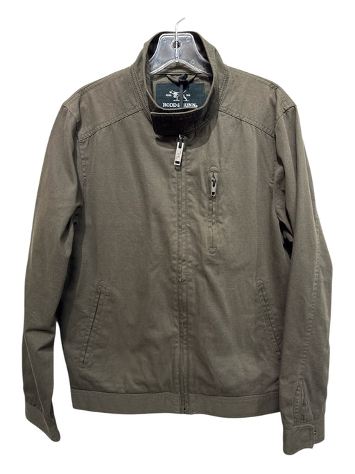 Rodd & Gunn NWT Size S Olive Green Cotton Solid Zipper Men's Jacket Olive Green / S