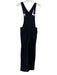 Levis Size 26 Black Cotton Buckle Detail Pockets Sleeveless Overalls Black / 26