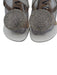 Loewe Shoe Size 37 White & Clear Leather Upper Rhinestone Ball Criss Cross Flats White & Clear / 37