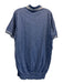Brunello Cucinelli NWT Size 54 Blue Cotton Solid Knit Polo Men's Short Sleeve Blue / 54