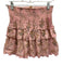Love Shack Fancy Size XS Pink, Orange, Green Cotton Smocked Waist Band Skirt Pink, Orange, Green / XS