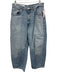 Veronica Beard Jeans Size 27 White Cotton Denim High Rise Wide Leg Raw Hem Jeans White / 27