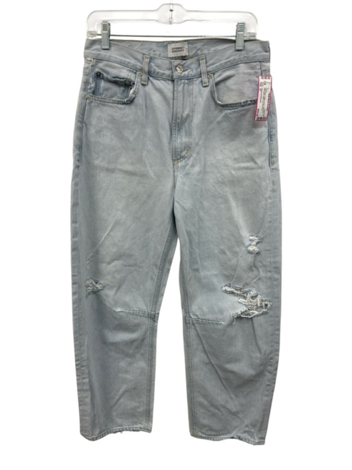 Citizens of Humanity Size 27 Light Wash Cotton Denim High Rise Distressed Jeans Light Wash / 27