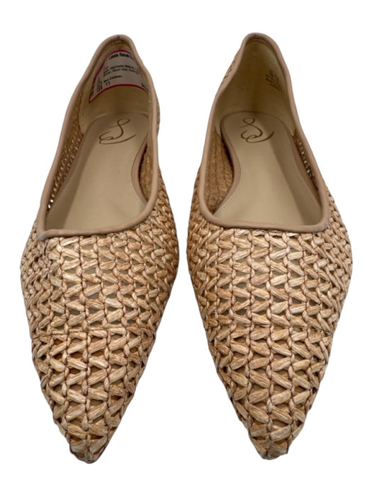 Sam Edelman Shoe Size 11 Beige Manmade Material Pointed Toe Woven Flats Beige / 11