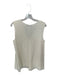 Theory Size M Cream Silk Sleeveless V Neck Top Cream / M