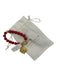 Susan Shaw Red & Gold Beaded Toggle UGA Bracelet Red & Gold
