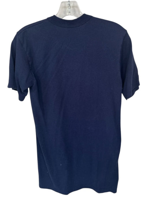 Majestic Size S Navy & Red Cotton Atlanta Braves Buttons Athletic Men's T-Shirt Navy & Red / S