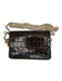 Bene Brown Chain Magnet Card Holder Purse Brown / One Size