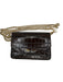 Bene Brown Chain Magnet Card Holder Purse Brown / One Size