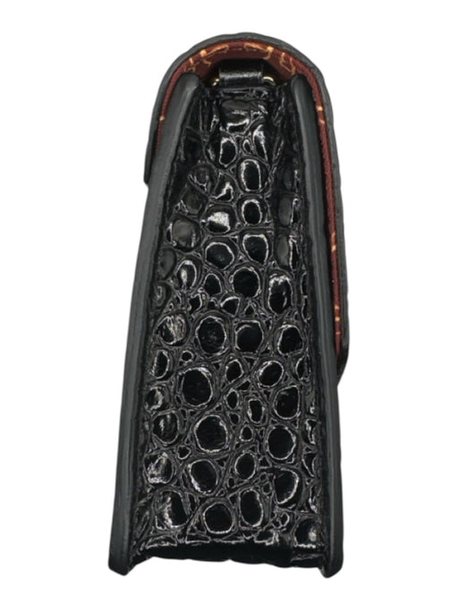 Bene Black Chain Magnet Card Holder Chain Strap Purse Black / S