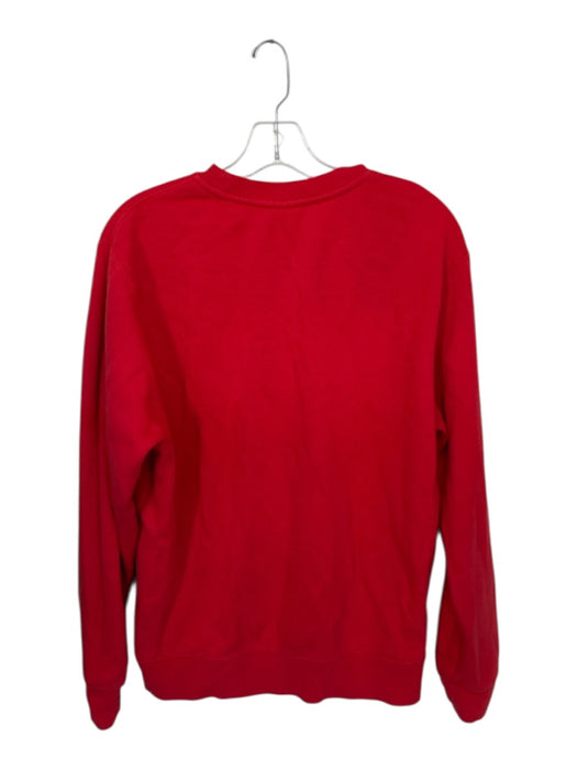 Nike Size M Red & Black Cotton Blend UGA Crew Neck Men's Sweatshirt Red & Black / M