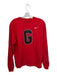 Nike Size M Red & Black Cotton Blend UGA Crew Neck Men's Sweatshirt Red & Black / M