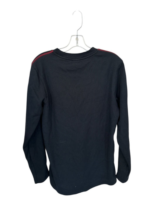 Nike Size S Black & Red Cotton Blend UGA Waffle Men's Sweatshirt Black & Red / S