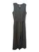 Spanx Size Large Olive Green Sleeveless Keyhole Front Pockets Jumpsuit Olive Green / Large
