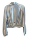 Athleta Size XXL Girls Silver Polyester Front Zip Pockets Elastic Waist Jacket Silver / XXL Girls